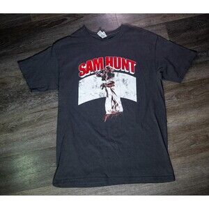 Sam Hunt Shirt Mens‎ Medium Gray 2023 Tour Concert Graphic Tee T-Shirt M&O Gold